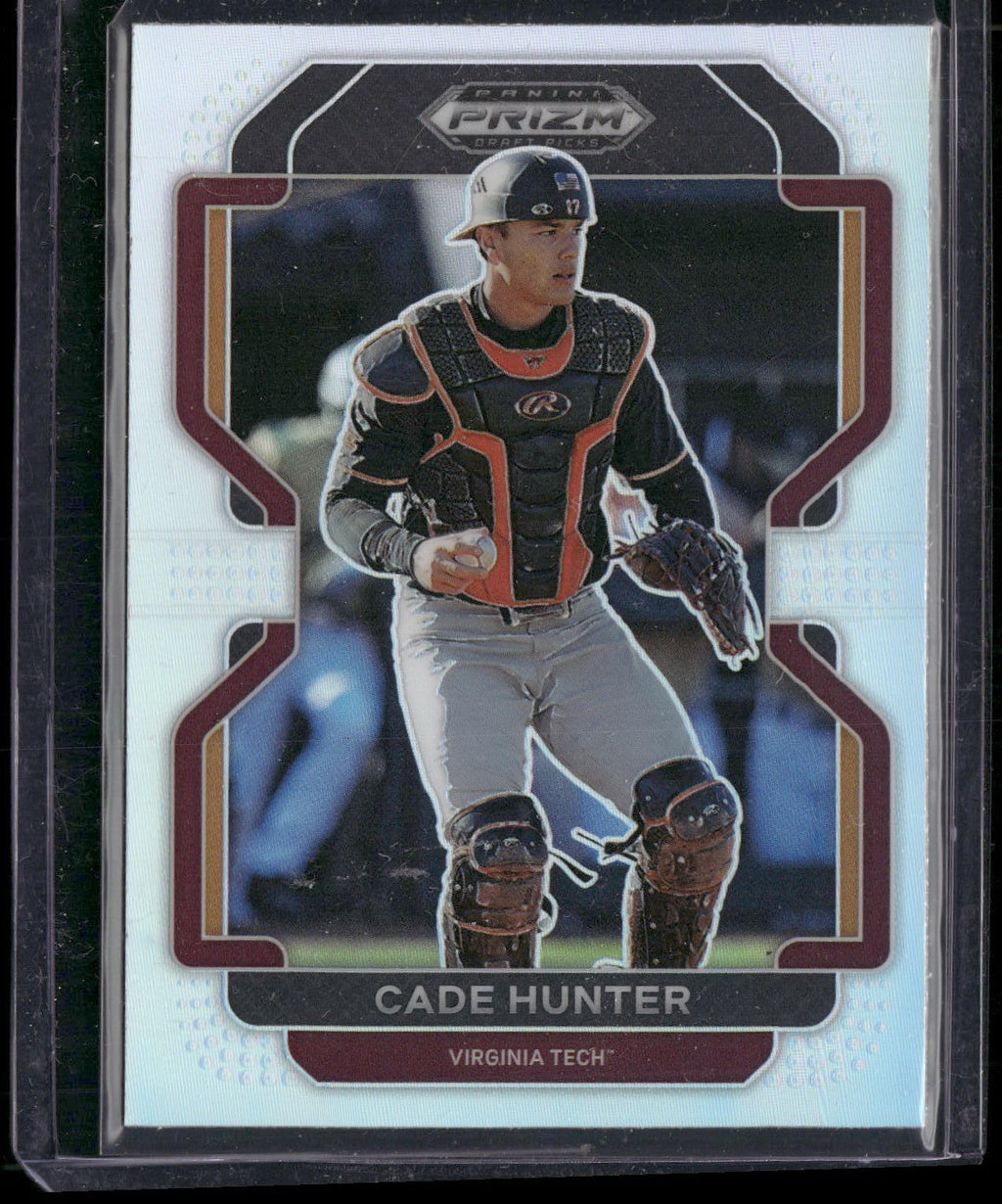 2022 Panini Prizm Draft Picks #PDP153 Cade Hunter Silver