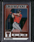 2022 Panini Elite Extra Edition #CTO-5 Jace Jung College Tickets Optic