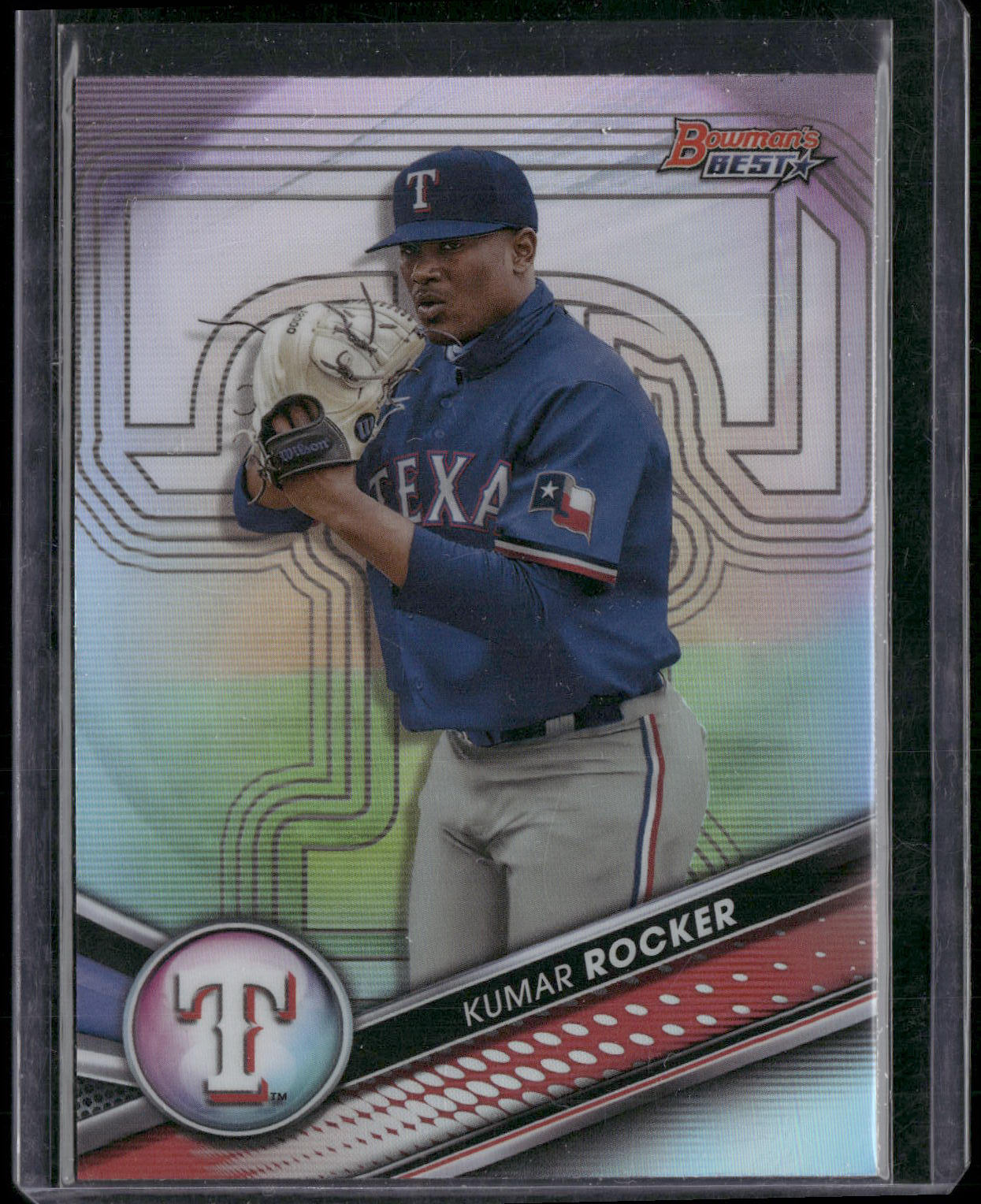 2022 Bowman's Best #TP-10 Kumar Rocker Top Prospects Refractor