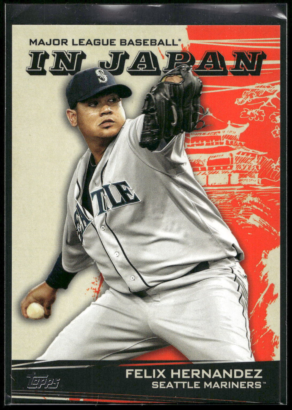 2021 Topps Japan Edition #MIJ-9 Felix Hernandez MLB in Japan