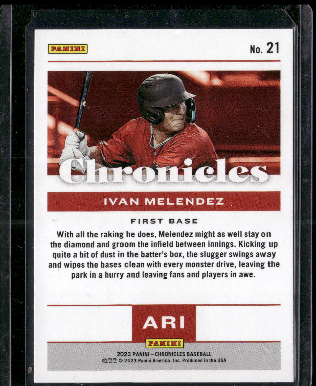 2023 Panini Chronicles #21 Ivan Melendez