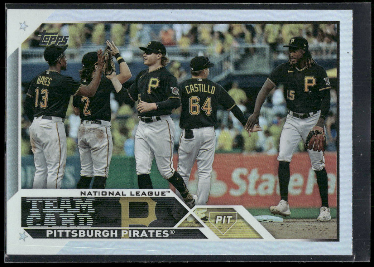 2023 Topps #430 Pittsburgh Pirates Rainbow Foil