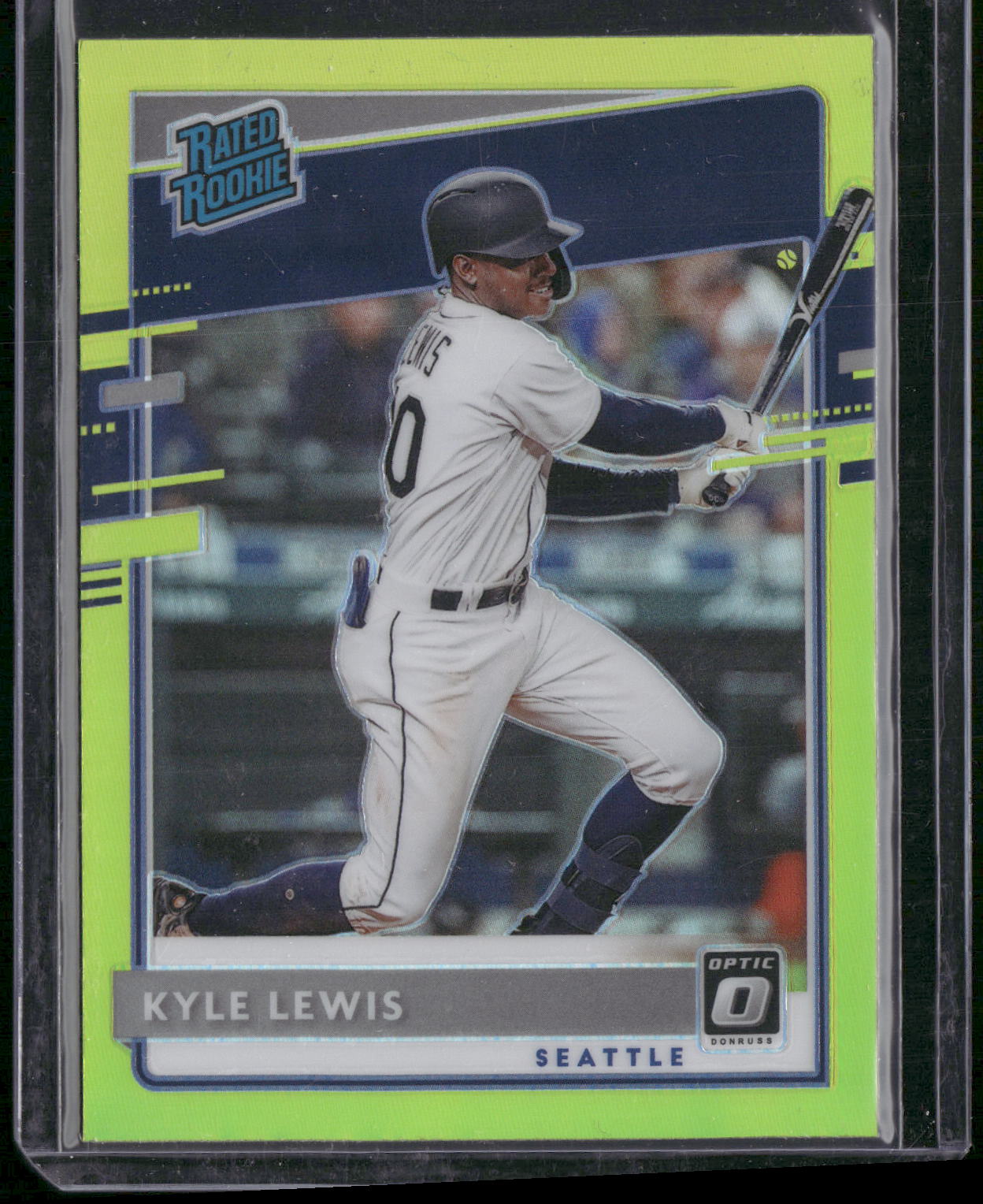 2020 Donruss Optic #56 Kyle Lewis Lime Green