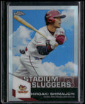 2021 Topps Chrome NPB #SL12 Hiroaki Shimauchi Stadium Sluggers