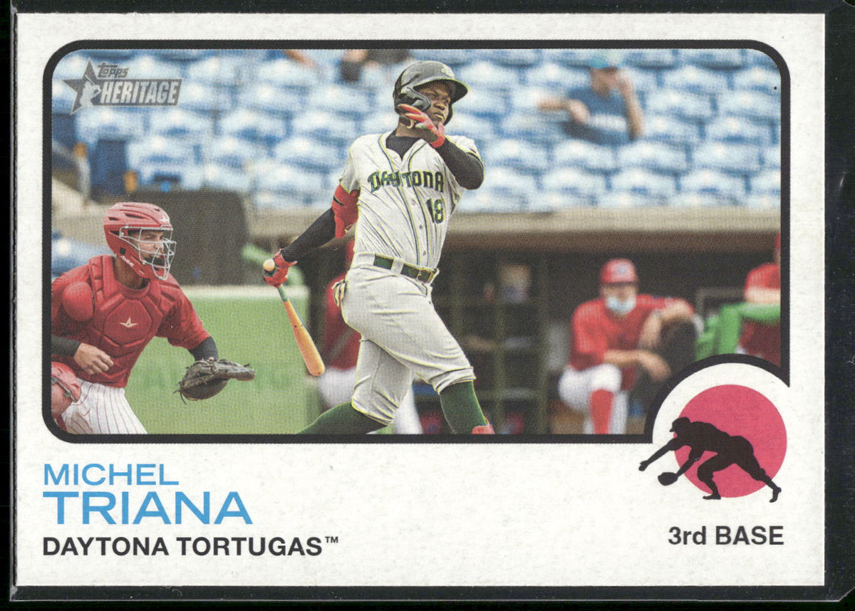 2022 Topps Heritage Minor League #125 Michel Triana