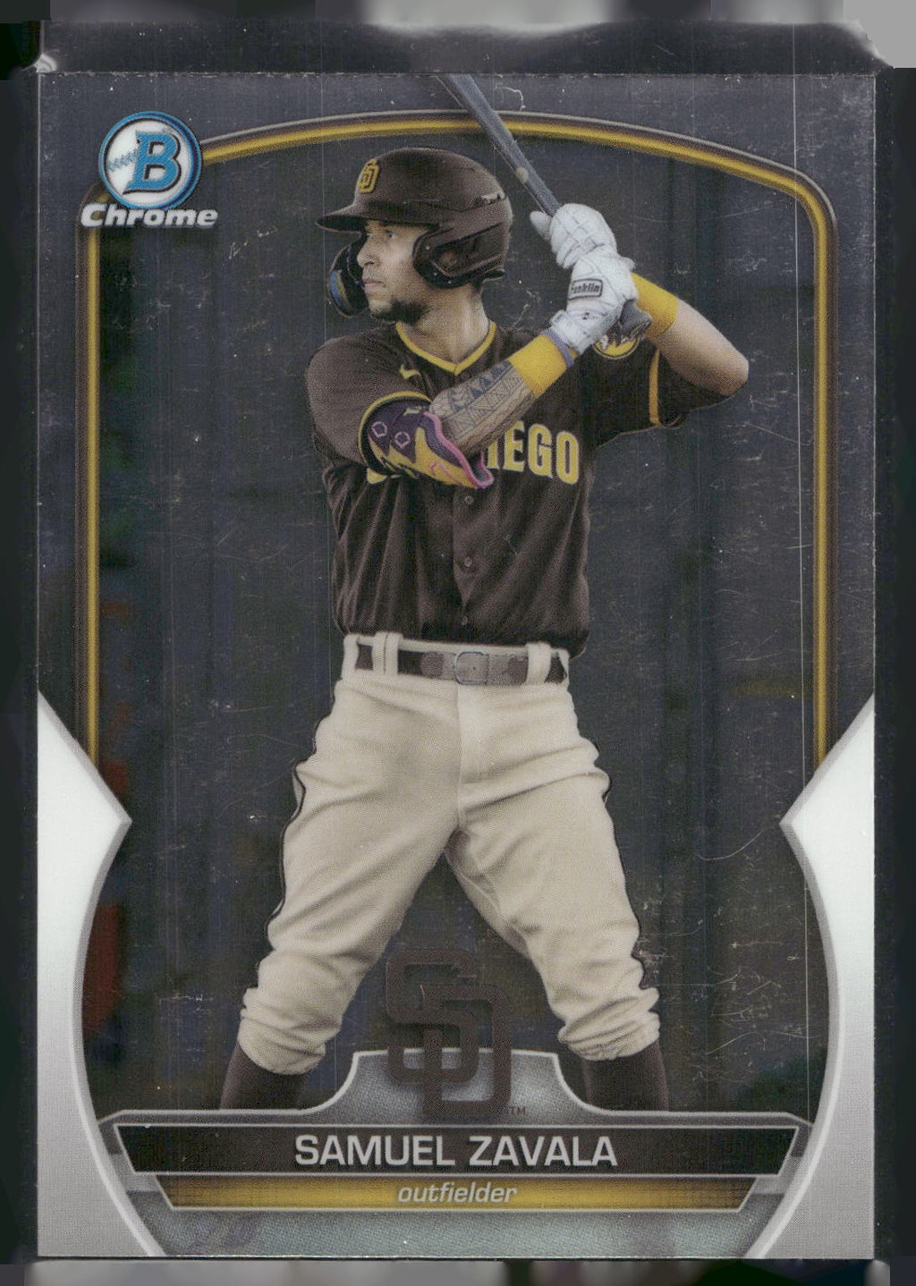 2023 Bowman #BCP-75 Samuel Zavala Chrome Prospects