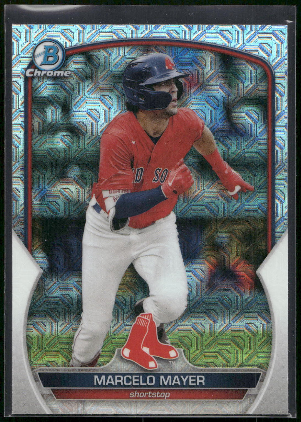 2023 Bowman #BCP-107 Marcelo Mayer Chrome Prospects Mojo Refractors