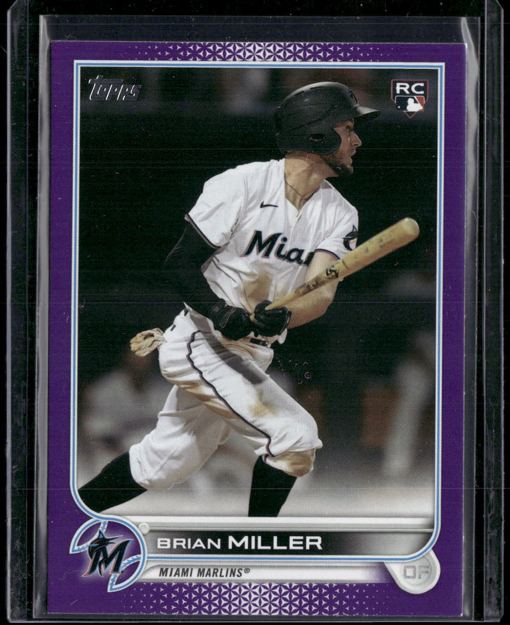 2022 Topps #425 Brian Miller Purple