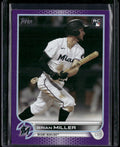 2022 Topps #425 Brian Miller Purple