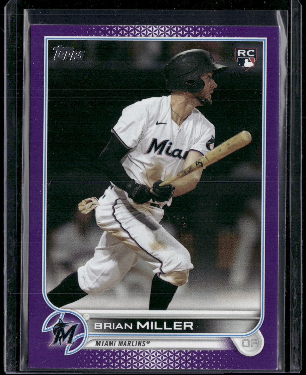 2022 Topps #425 Brian Miller Purple