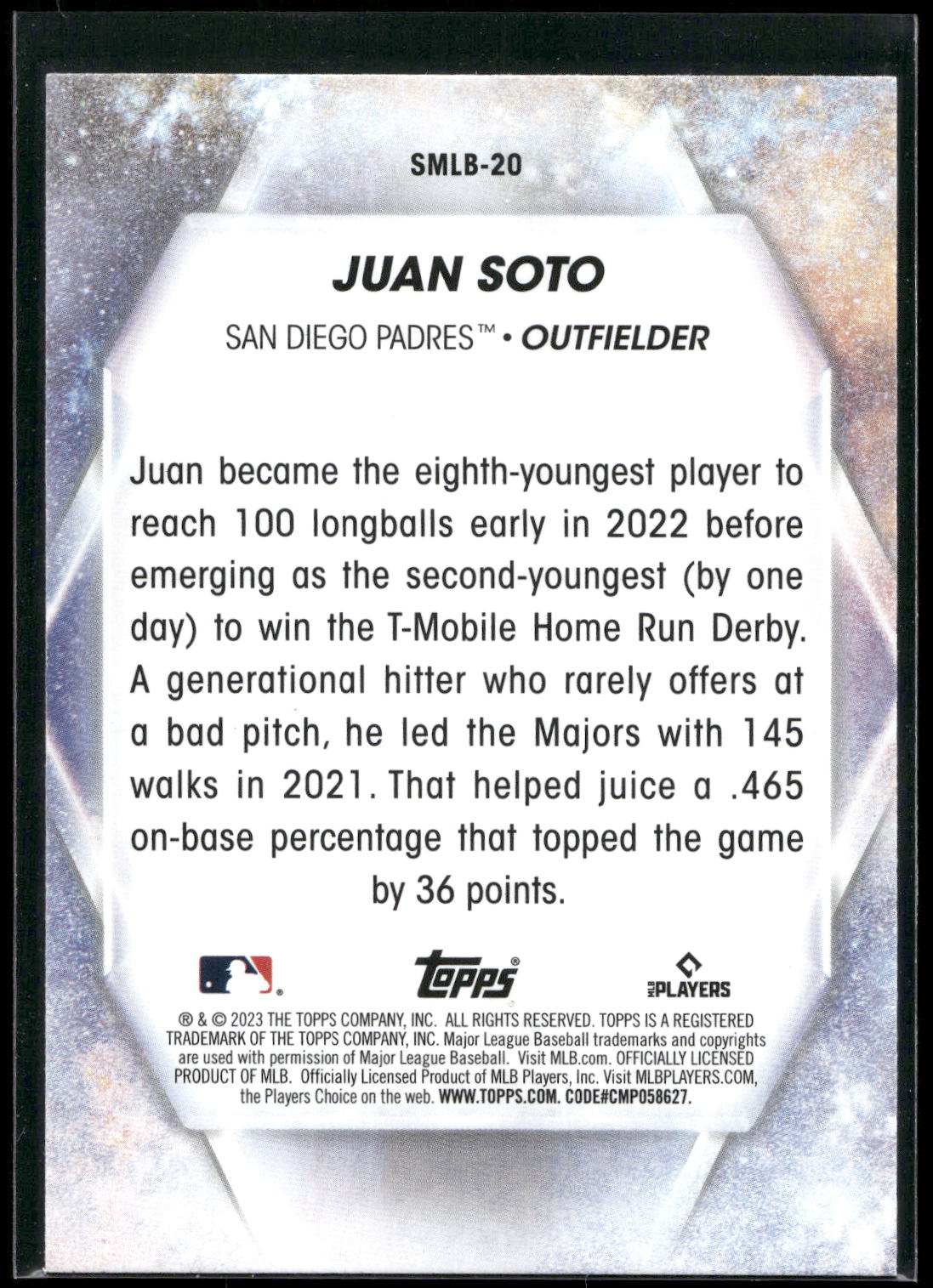 2023 Topps #SMLB-20 Juan Soto Stars of MLB