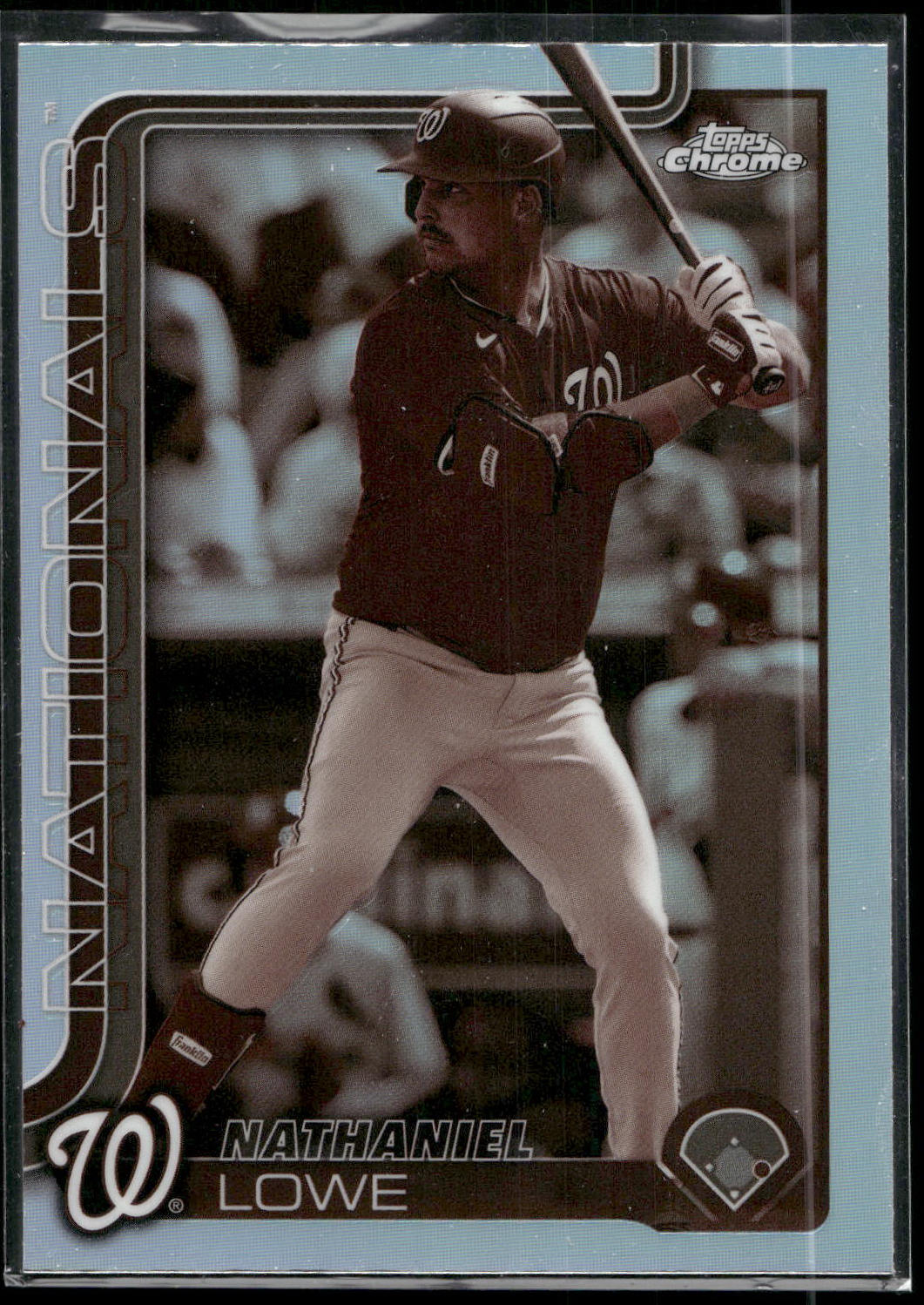 2025 Topps Chrome #49 Nathaniel Lowe Sepia Refractors