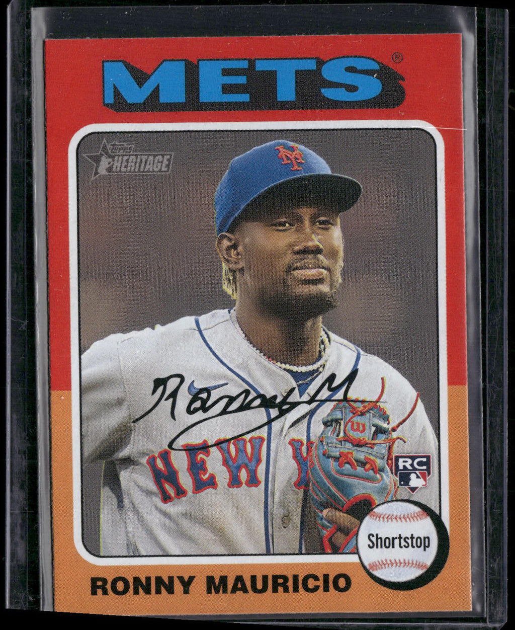 2024 Topps Heritage #296 Ronny Mauricio