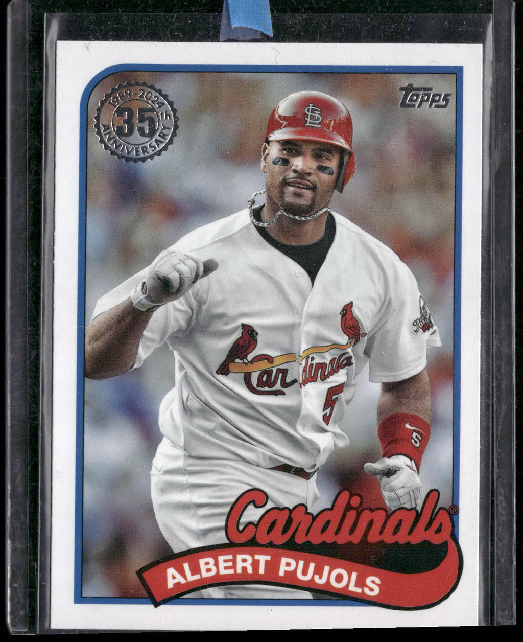 2024 Topps #89B-7 Albert Pujols 1989 Topps Baseball 35th Anniversary