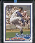 2024 Topps Update #89US-33 Sandy Koufax 1989 Topps Baseball 35th Anniversary