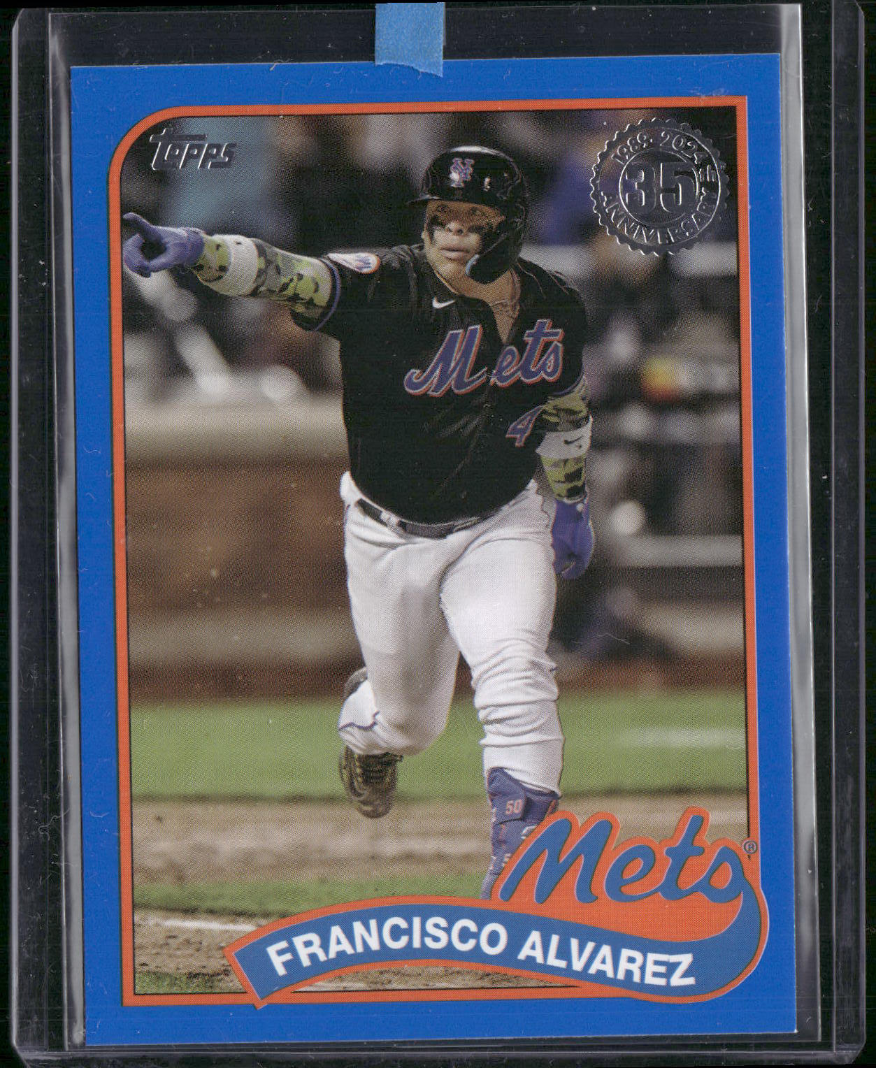 2024 Topps Update #89US-26 Francisco Alvarez 1989 Topps Baseball 35th Blue