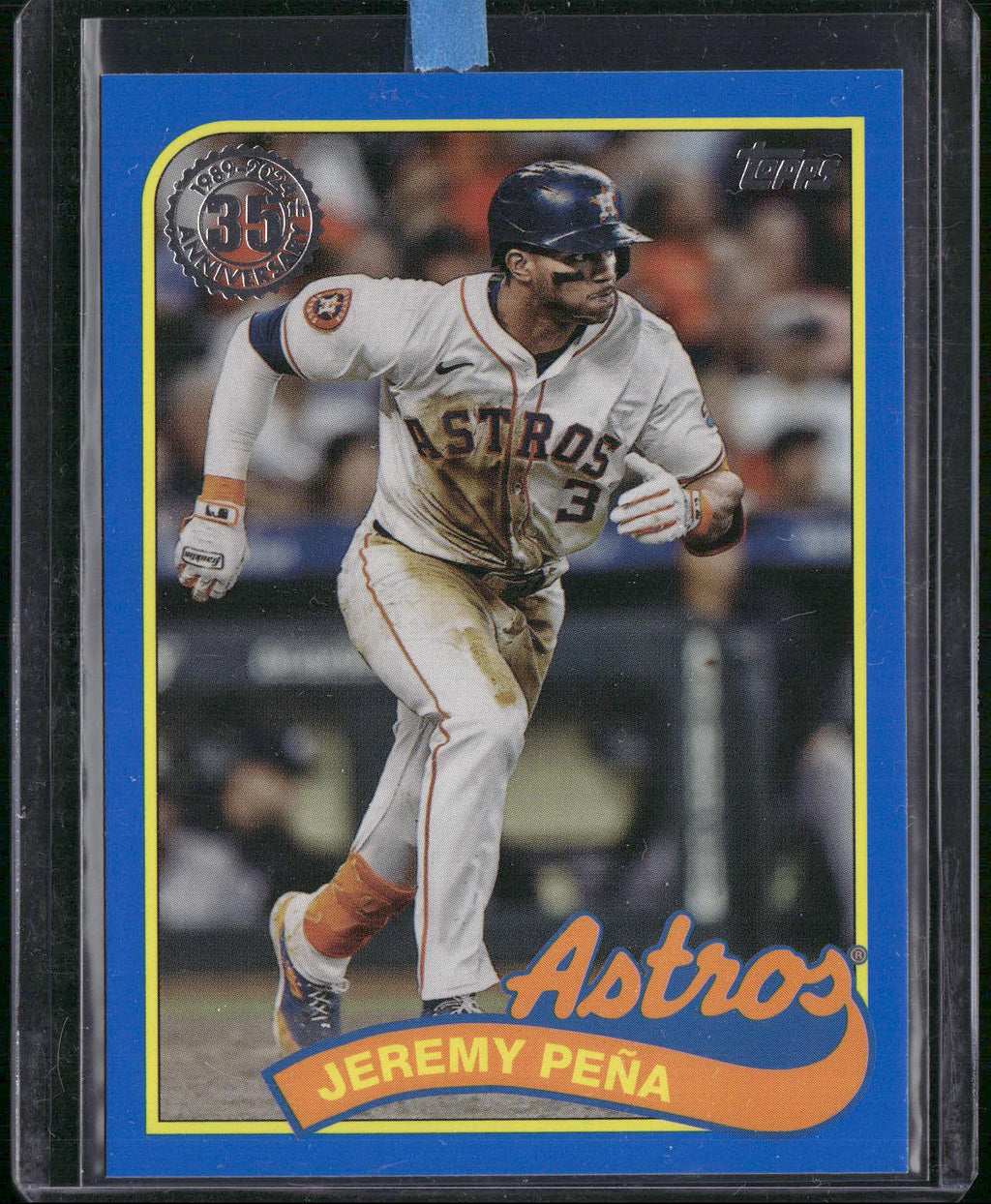 2024 Topps Update #89US-17 Jeremy Peña 1989 Topps Baseball 35th Blue