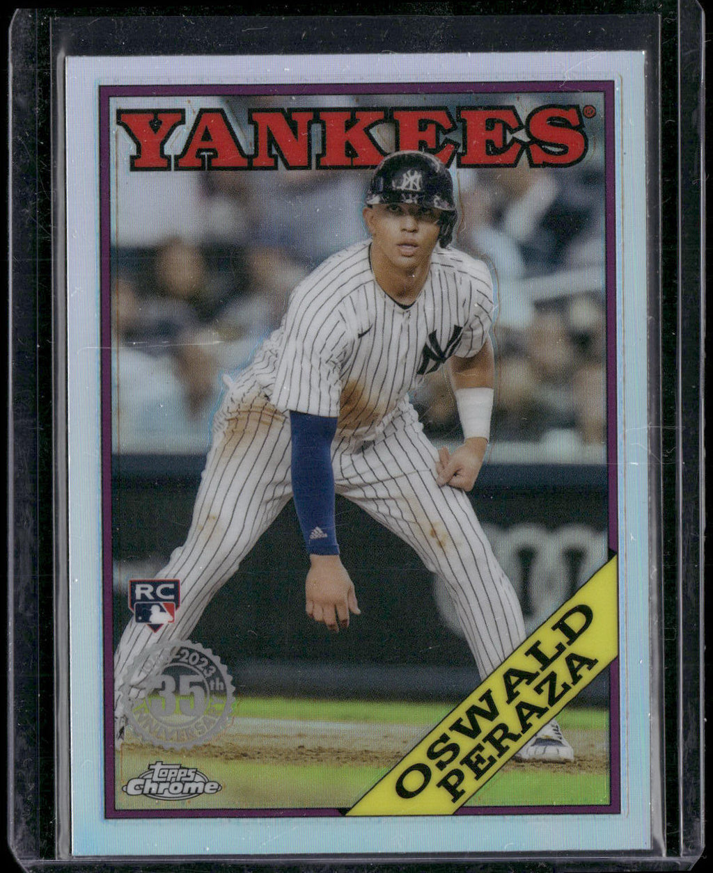2023 Topps Chrome #88BC-16 Oswald Peraza 1988 Topps Baseball 35th Anniversary
