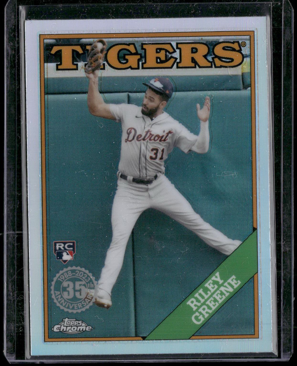 2023 Topps Chrome #88BC-5 Riley Greene 1988 Topps Baseball 35th Anniversary