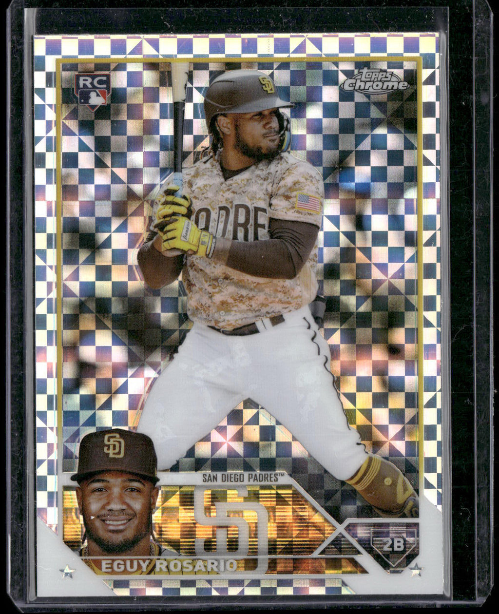 2023 Topps Chrome #184 Eguy Rosario X-Fractors