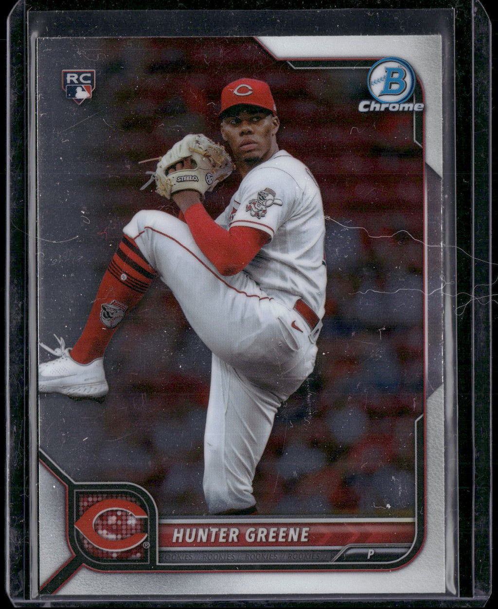 2022 Bowman Chrome #95 Hunter Greene