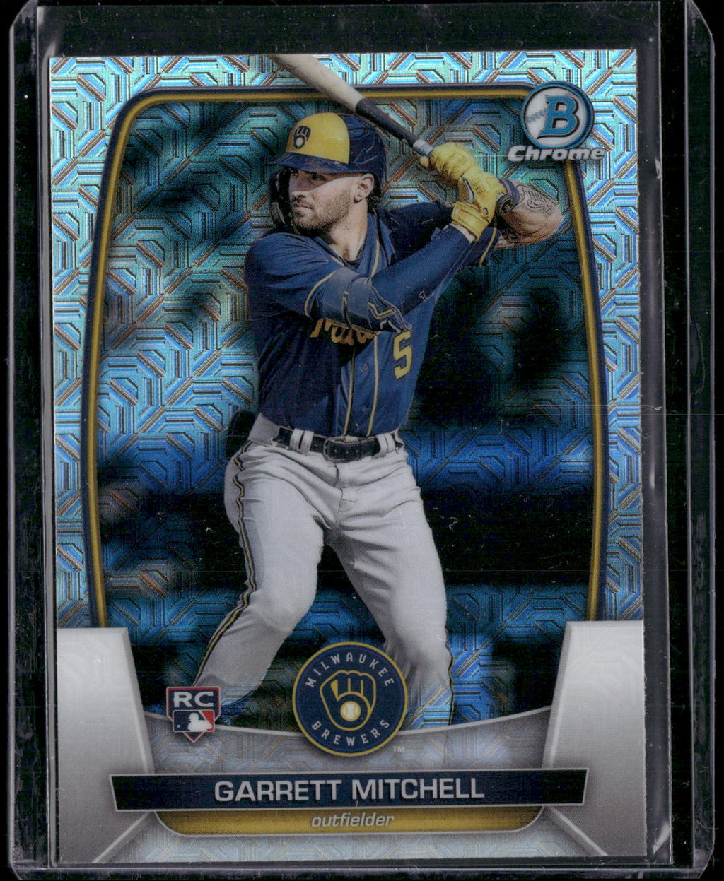 2023 Bowman #41 Garrett Mitchell Mojo Refractors