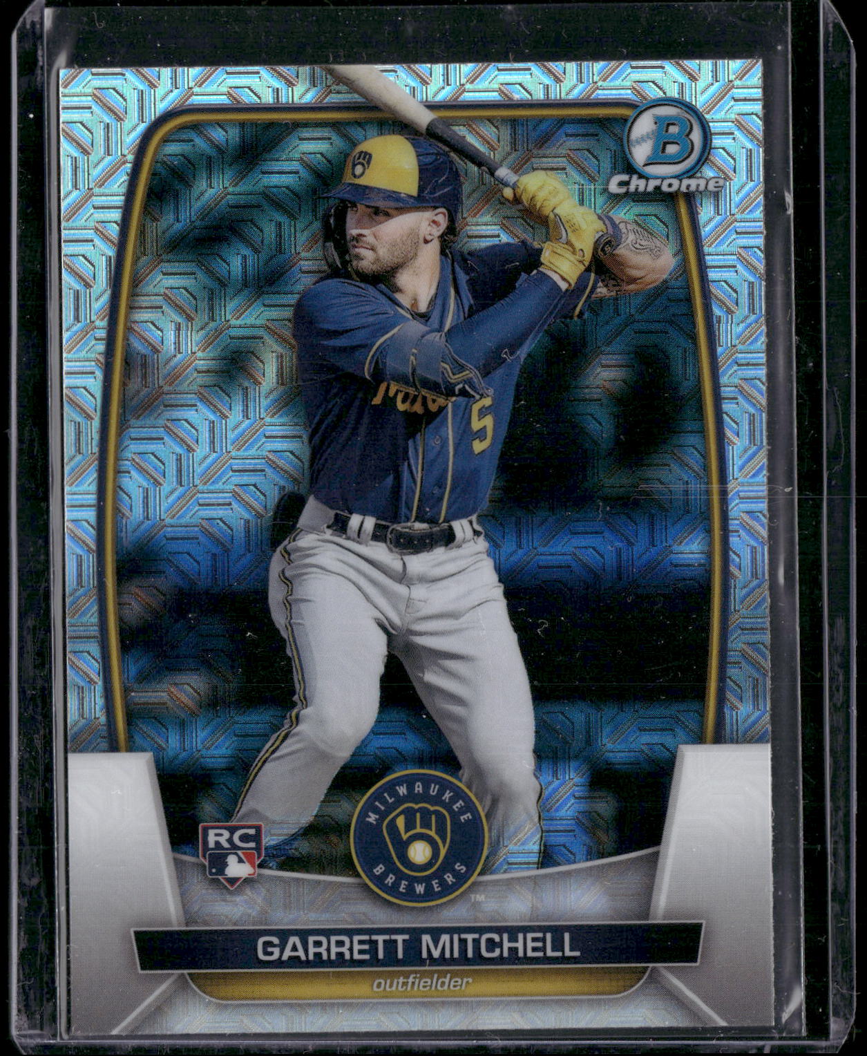 2023 Bowman #41 Garrett Mitchell Mojo Refractors