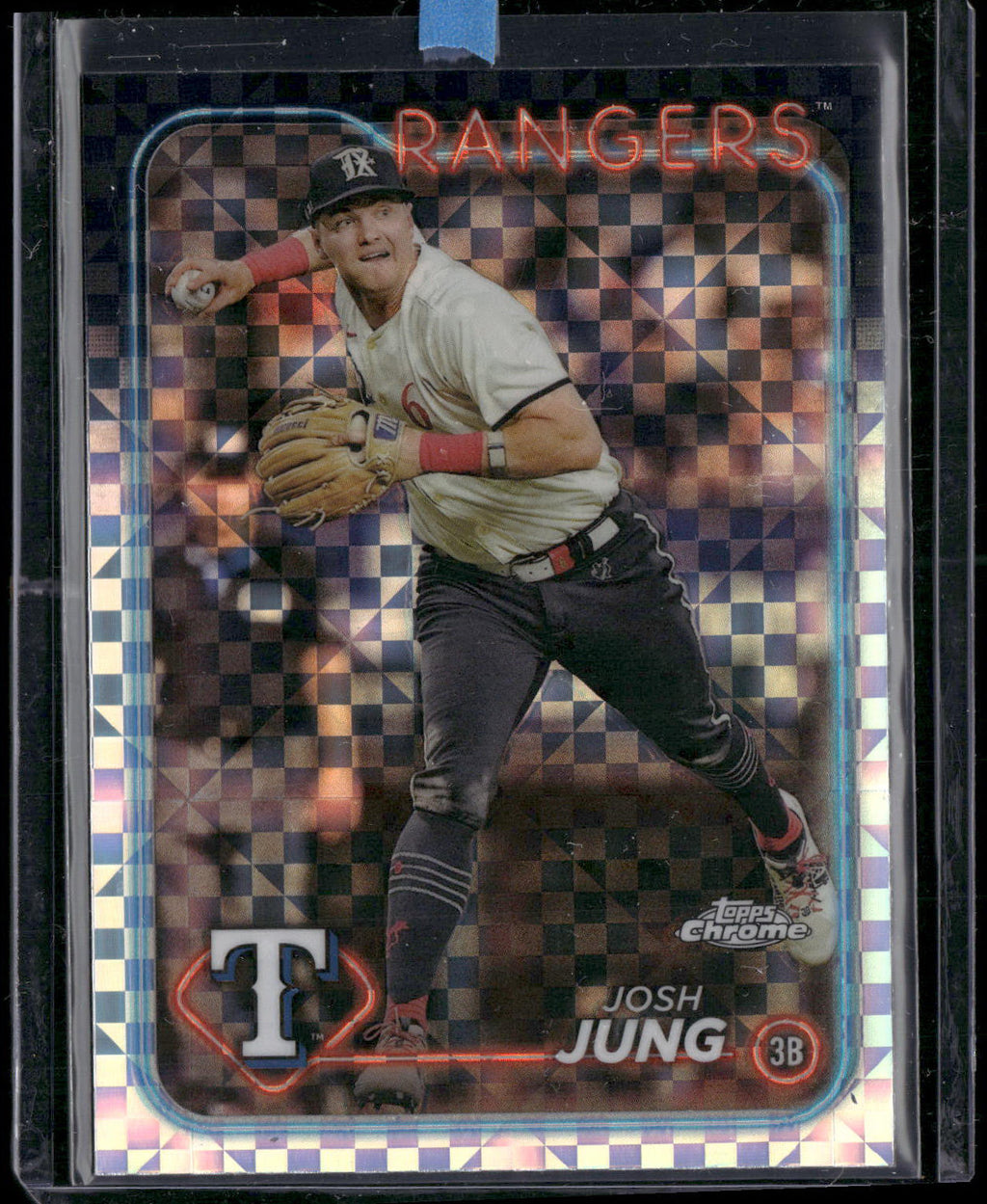 2024 Topps Chrome #214 Josh Jung X-Fractors