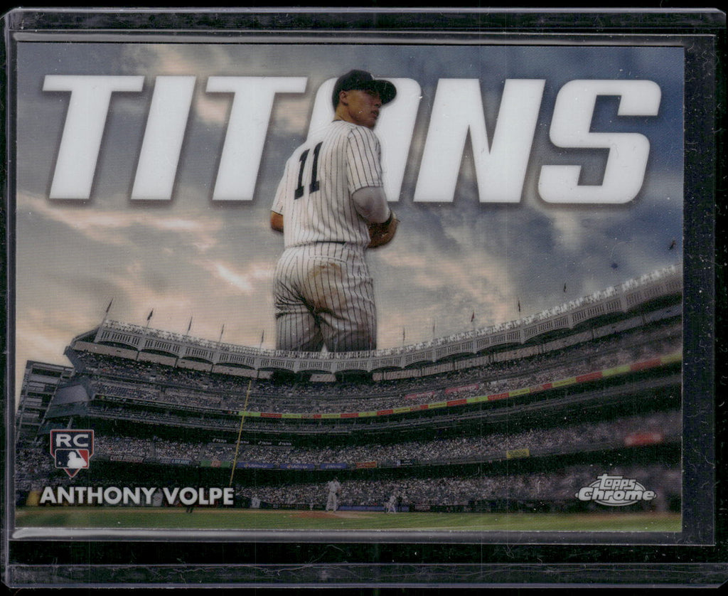 2023 Topps Chrome Update #CT-19 Anthony Volpe Titans