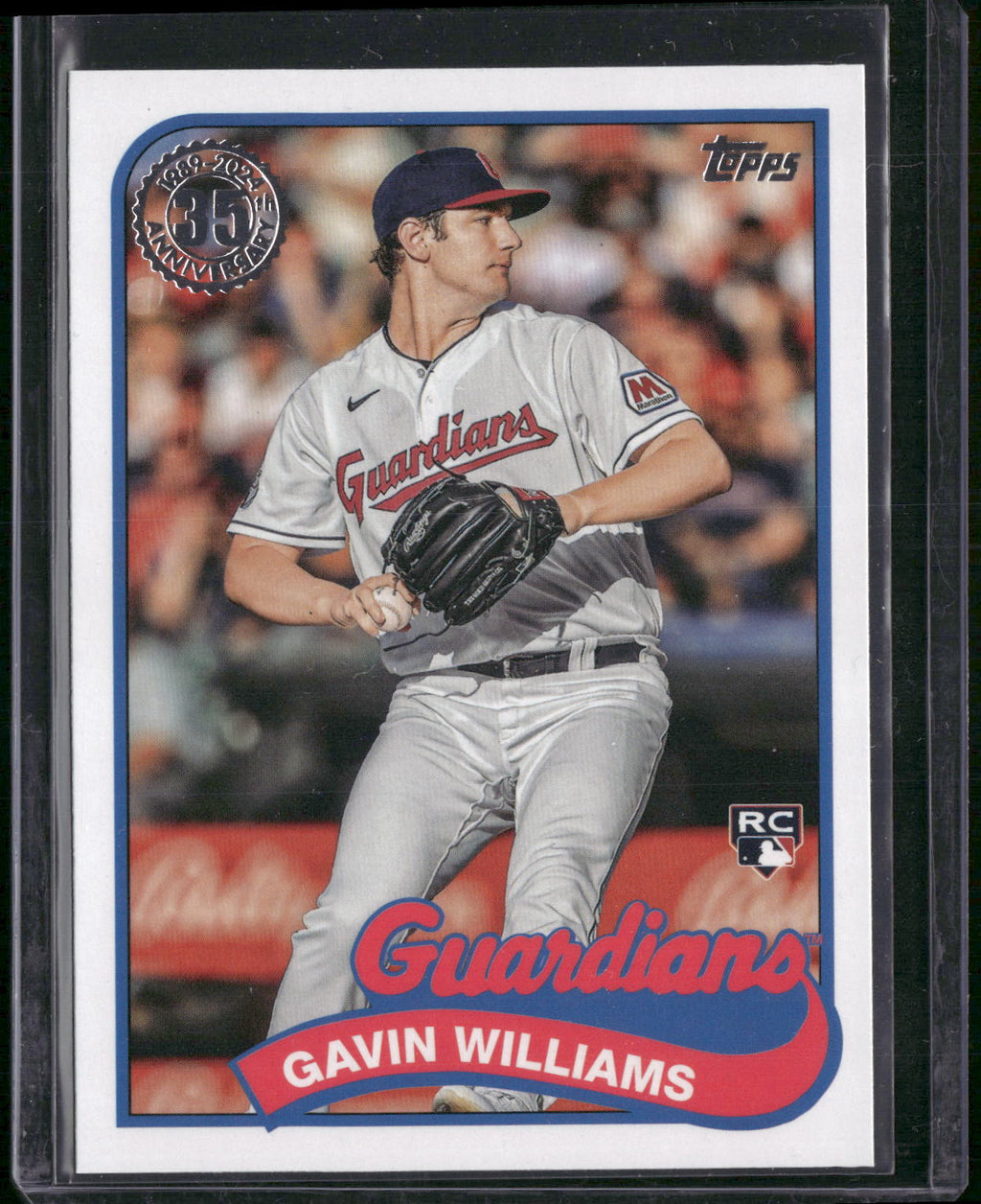 2024 Topps #89B-8 Gavin Williams 1989 Topps Baseball 35th Anniversary