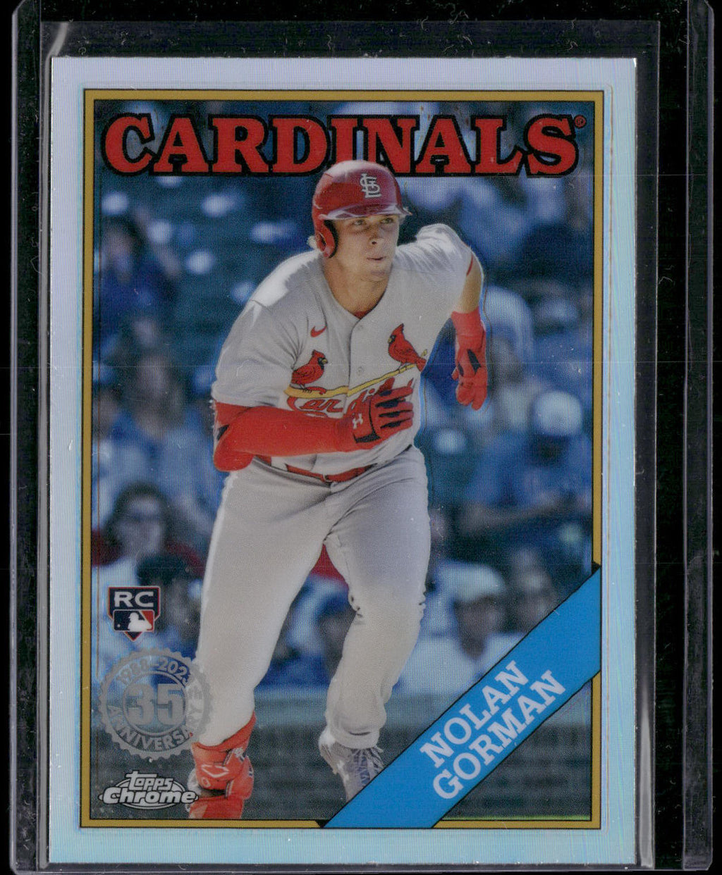 2023 Topps Chrome #88BC-18 Nolan Gorman 1988 Topps Baseball 35th Anniversary