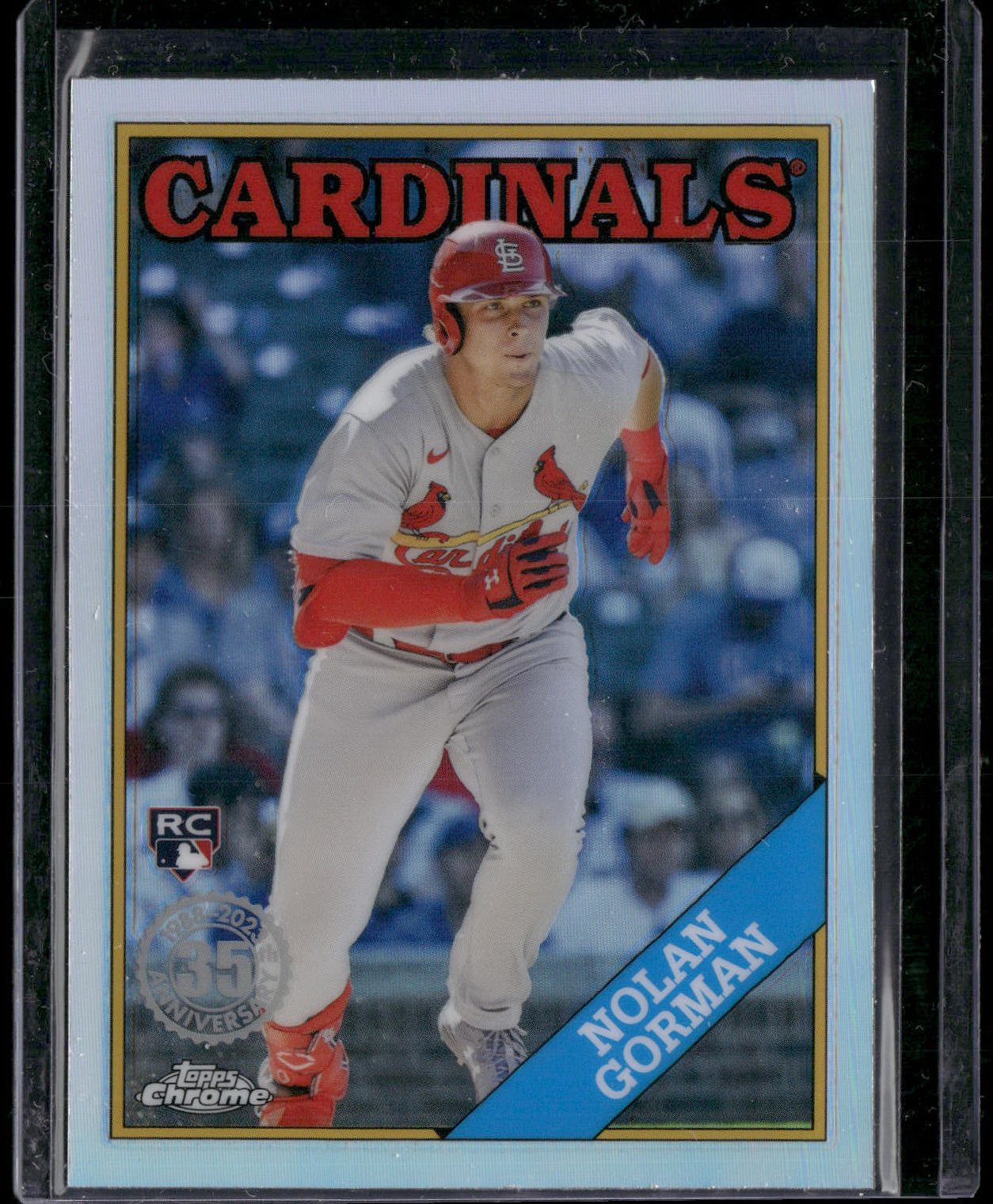 2023 Topps Chrome #88BC-18 Nolan Gorman 1988 Topps Baseball 35th Anniversary