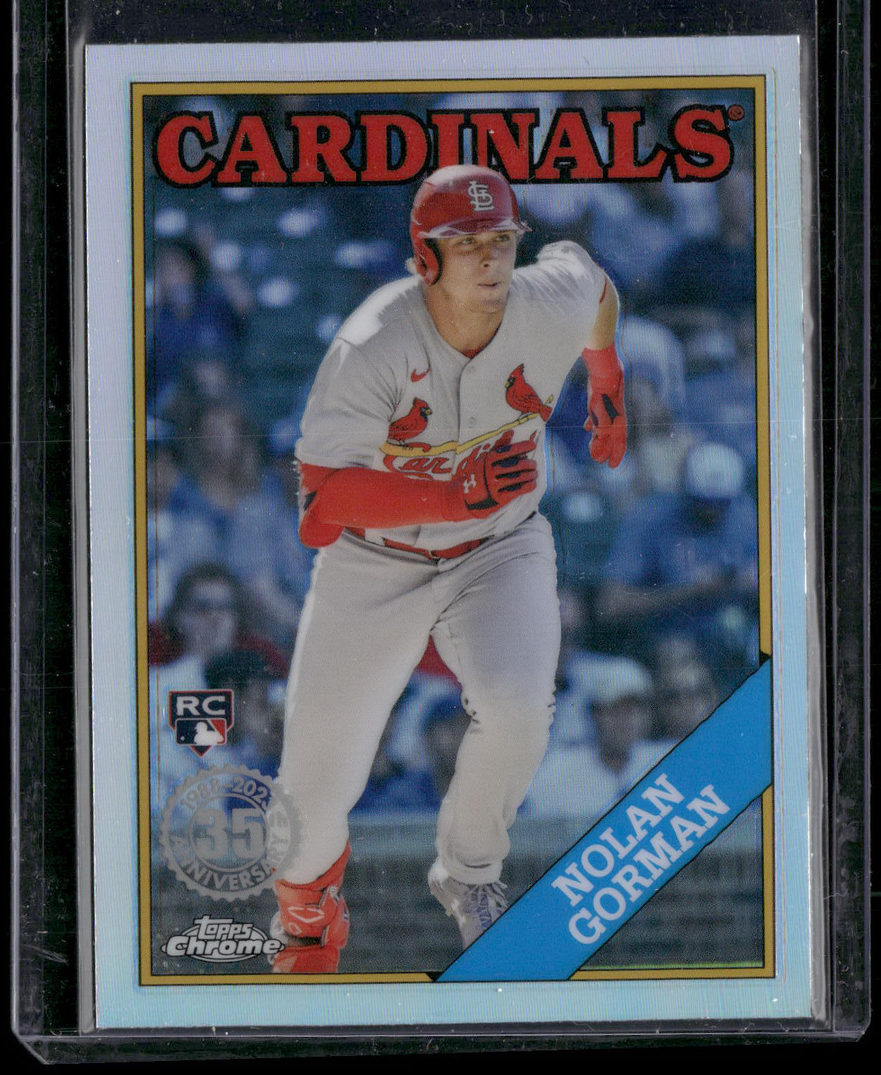2023 Topps Chrome #88BC-18 Nolan Gorman 1988 Topps Baseball 35th Anniversary