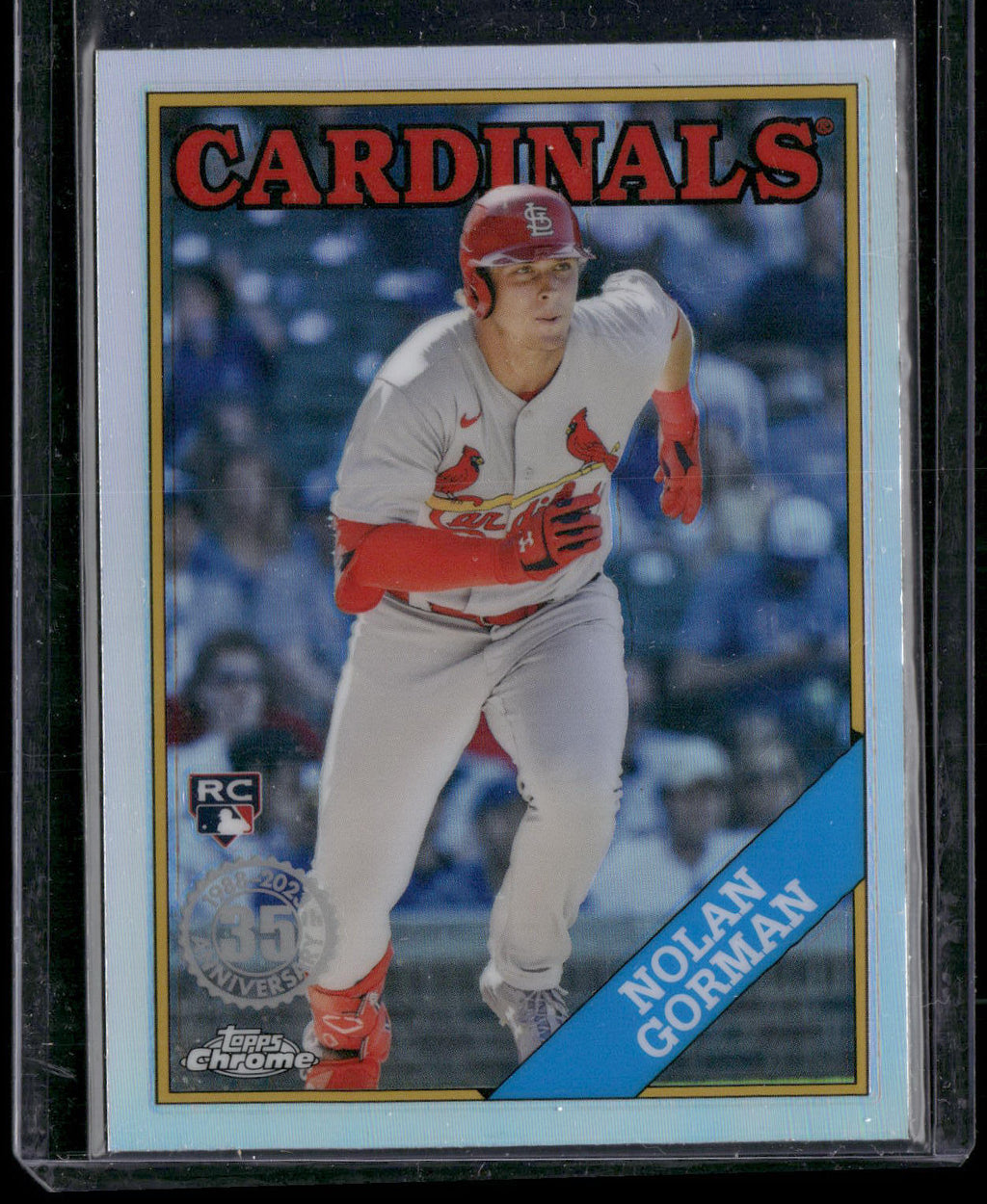 2023 Topps Chrome #88BC-18 Nolan Gorman 1988 Topps Baseball 35th Anniversary