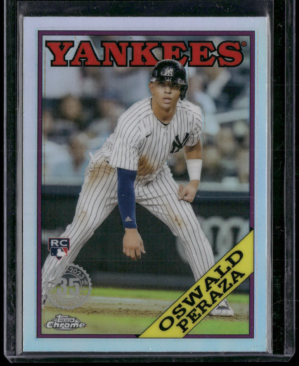 2023 Topps Chrome #88BC-16 Oswald Peraza 1988 Topps Baseball 35th Anniversary