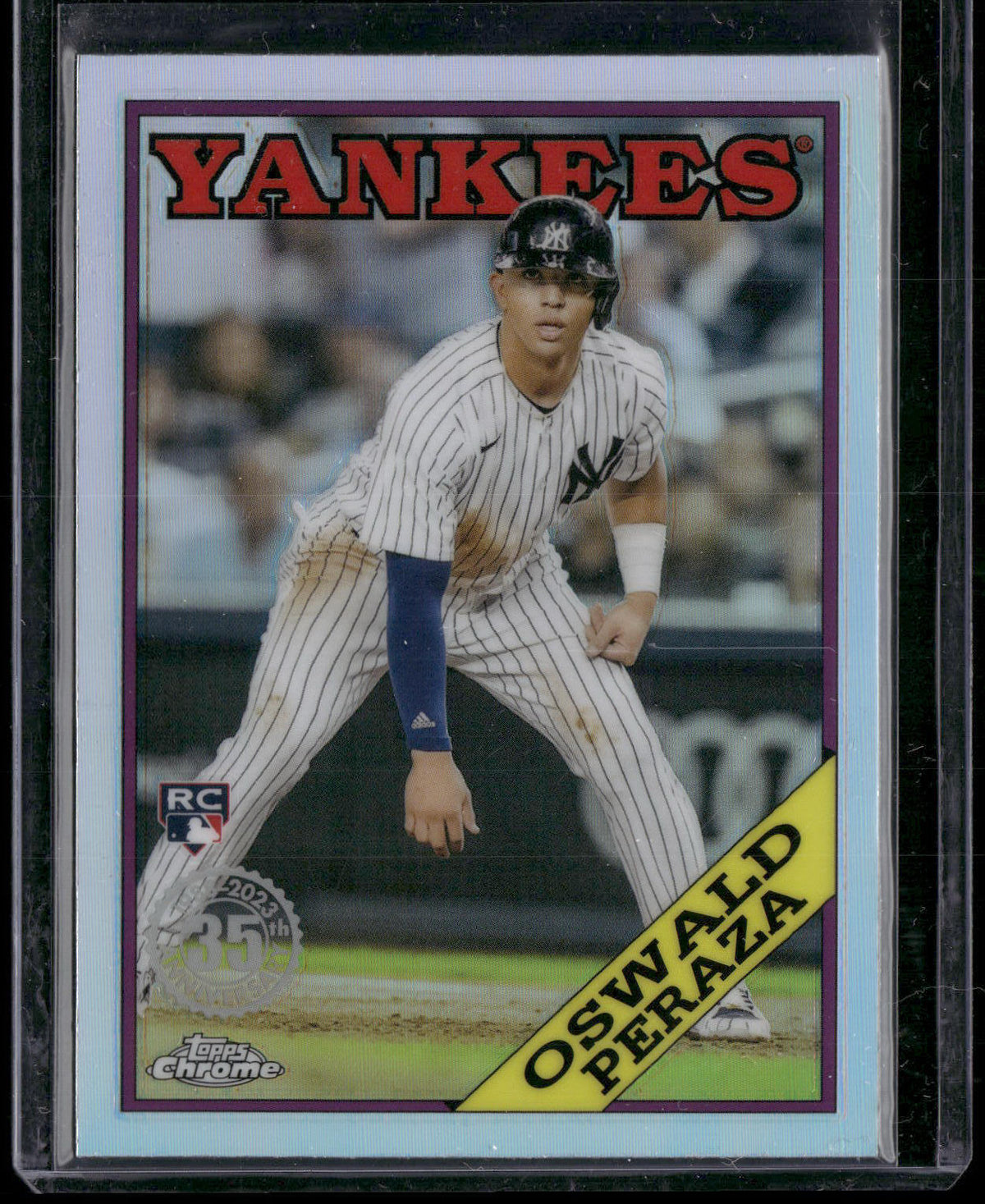 2023 Topps Chrome #88BC-16 Oswald Peraza 1988 Topps Baseball 35th Anniversary