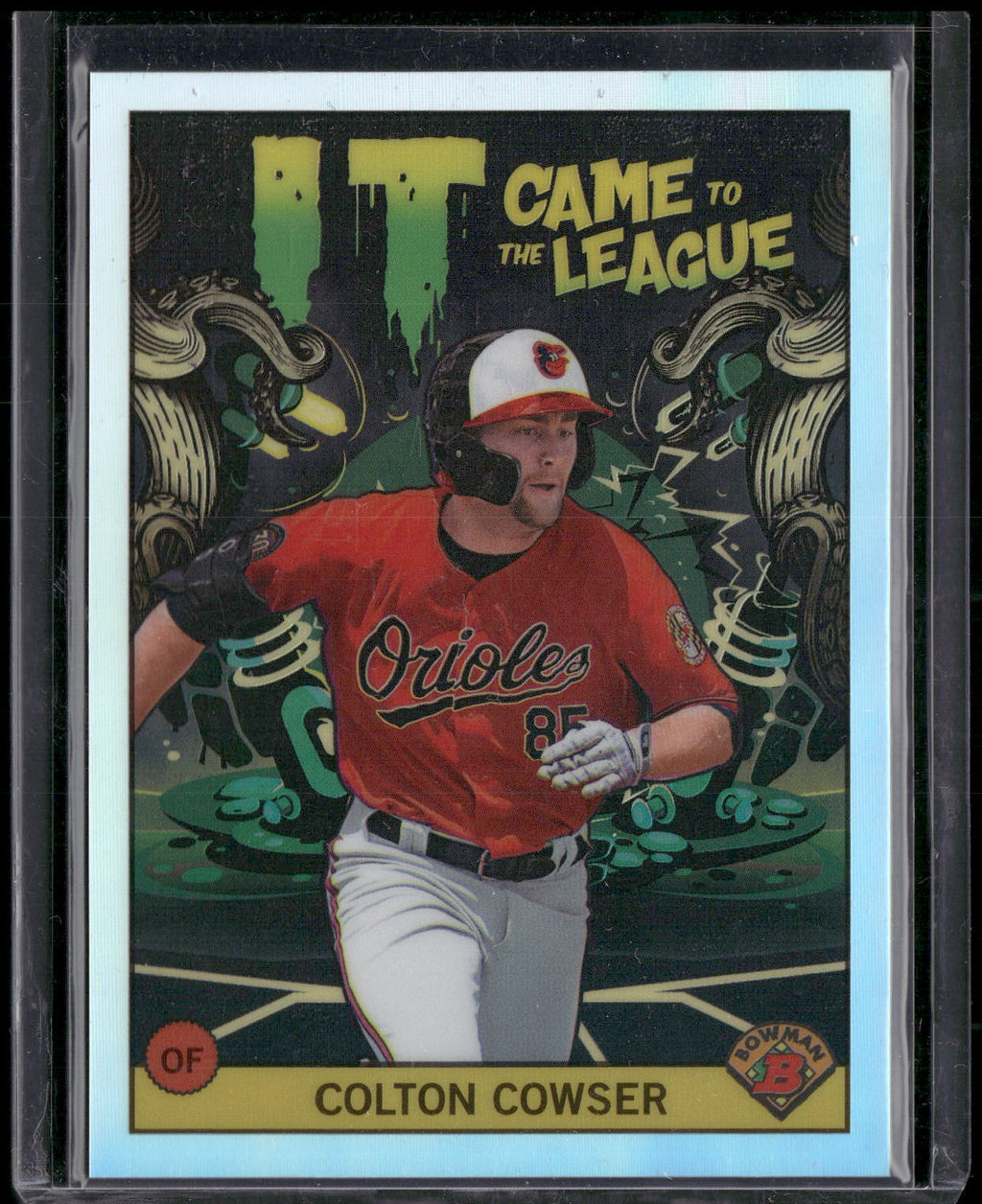 2022 Bowman Chrome #ICFL-7 Colton Cowser It Came to the League Mojo Refractor