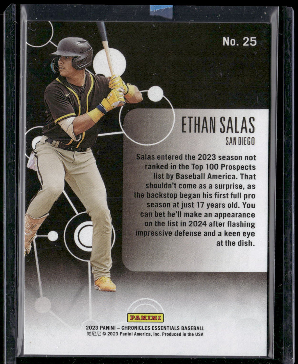 2023 Panini Chronicles - Essentials #25 Ethan Salas