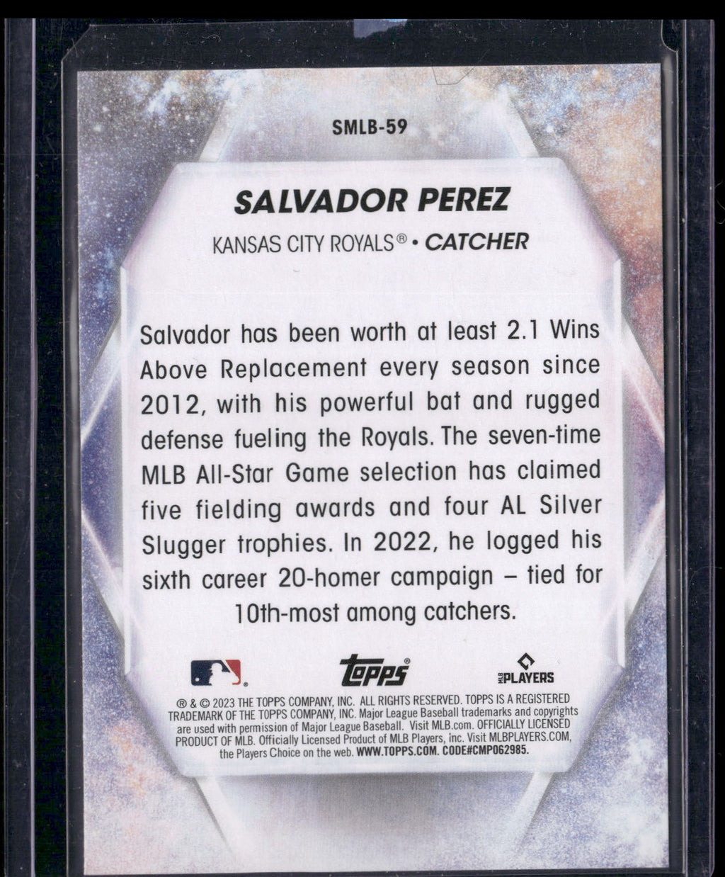 2023 Topps #SMLB-59 Salvador Perez Stars of MLB