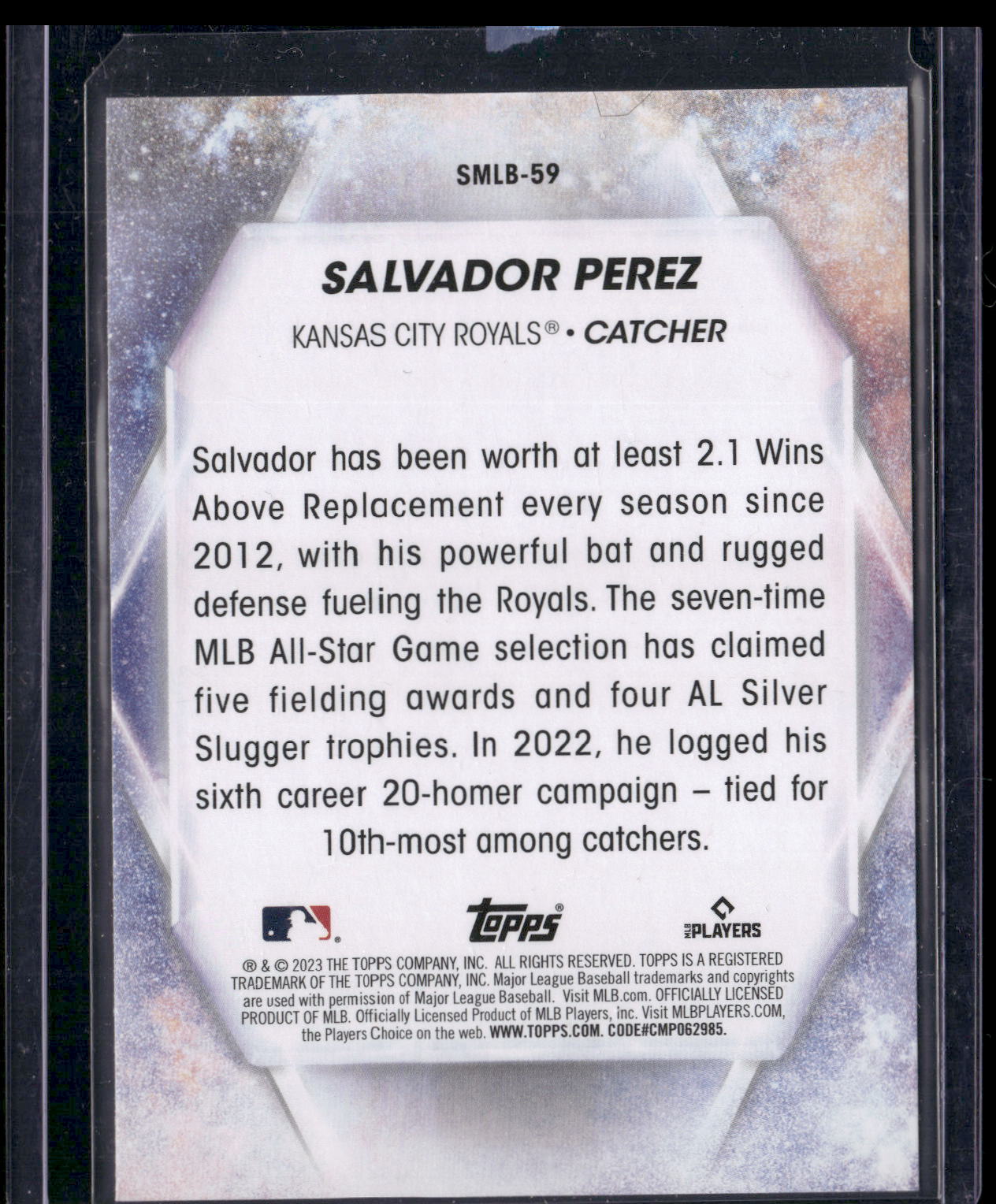 2023 Topps #SMLB-59 Salvador Perez Stars of MLB