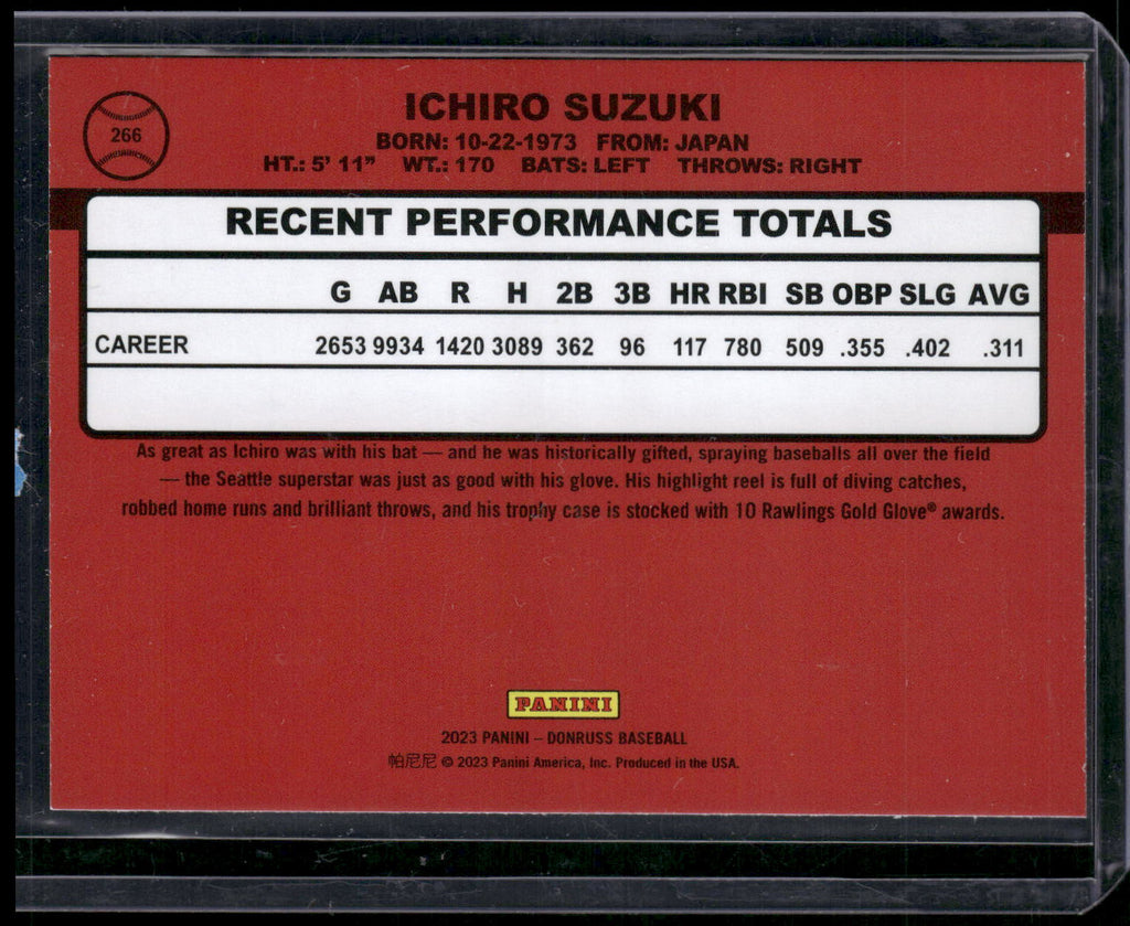 2023 Donruss #266b Ichiro