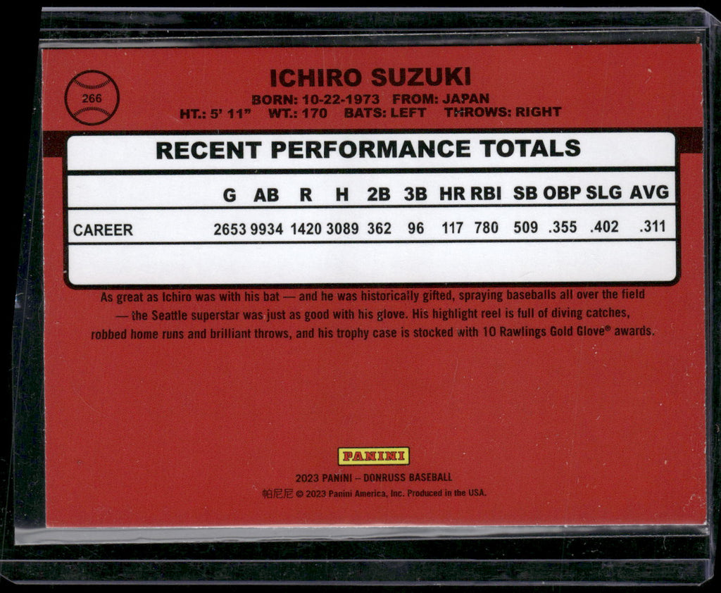 2023 Donruss #266b Ichiro