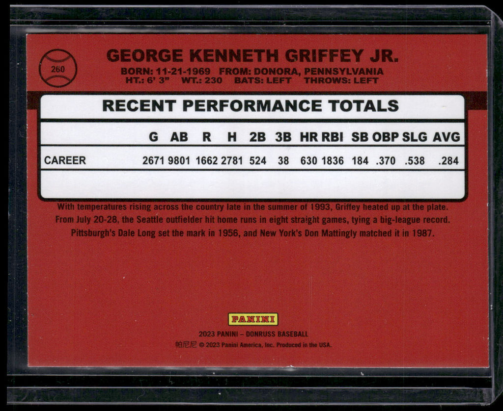 2023 Donruss #260b Ken Griffey Jr.