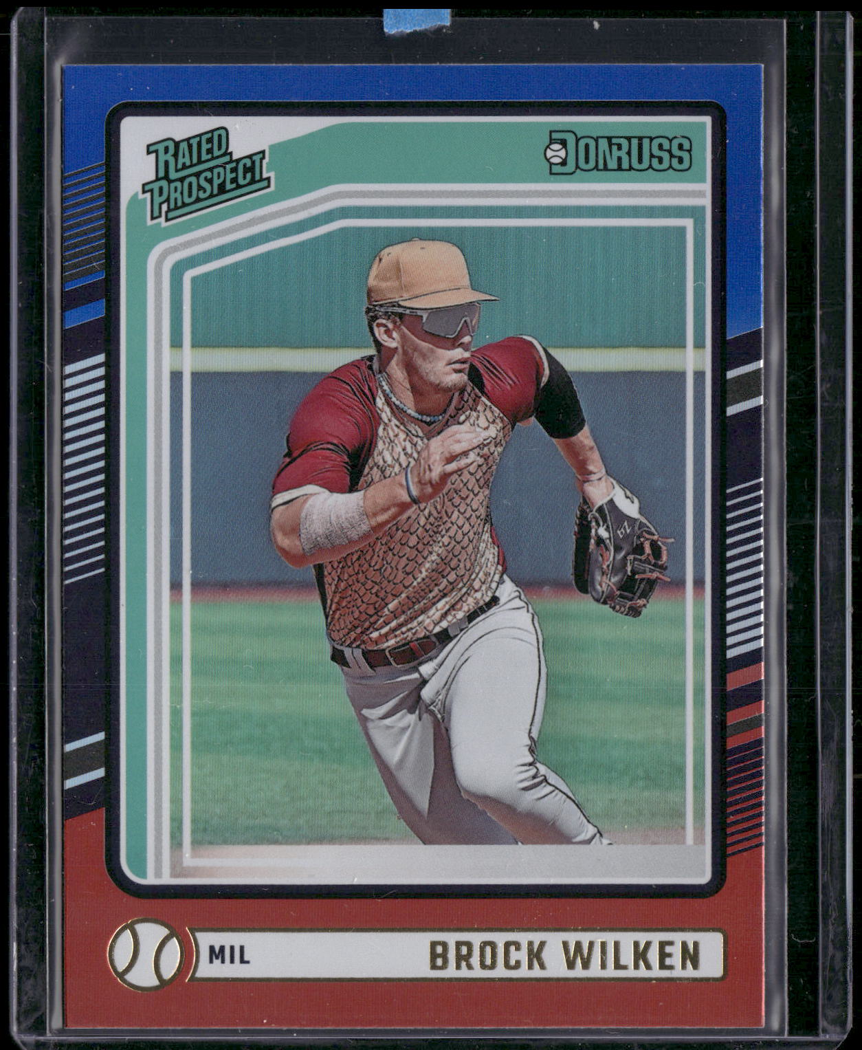 2024 Donruss #135 Brock Wilken Red and Blue