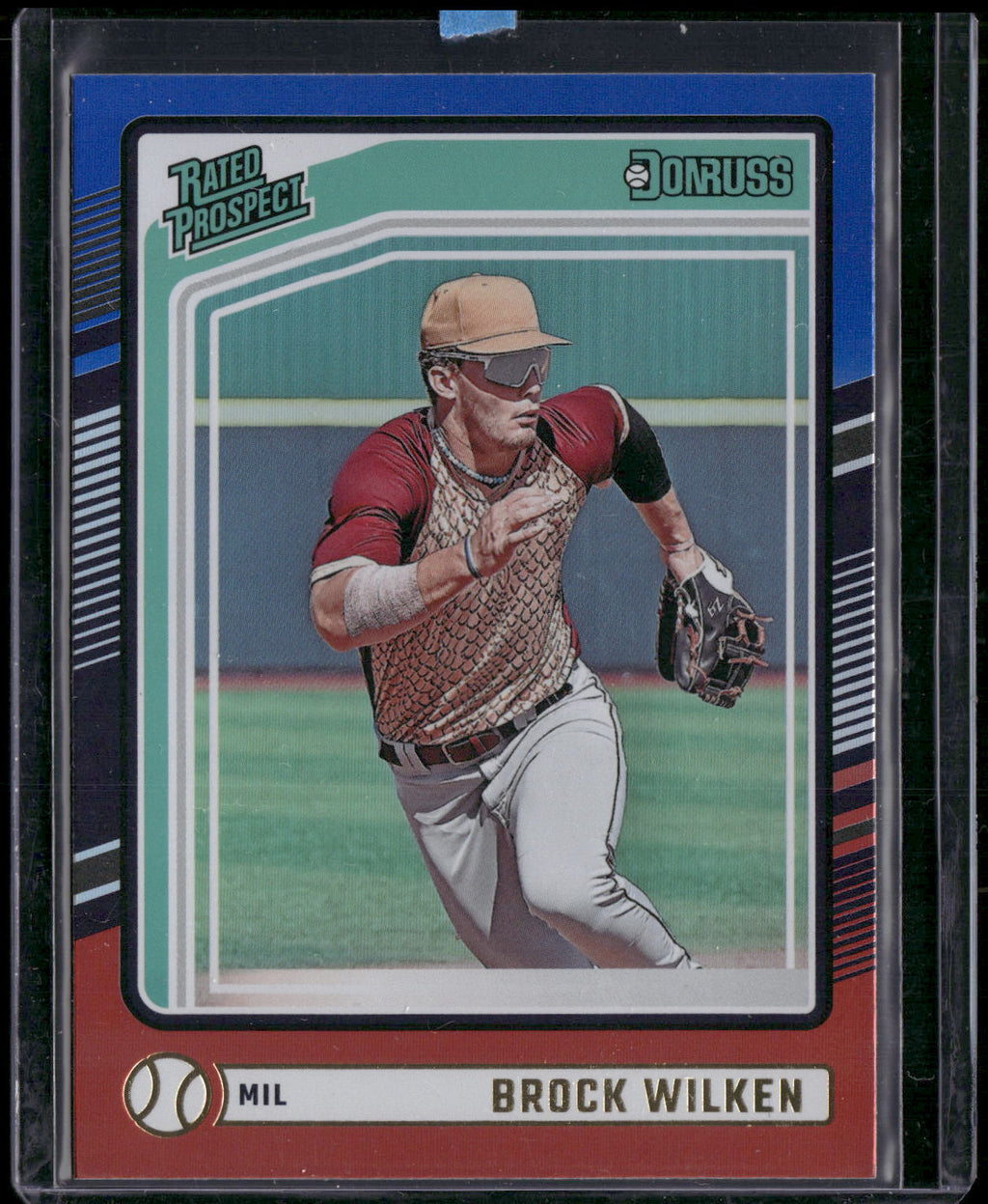 2024 Donruss #135 Brock Wilken Red and Blue