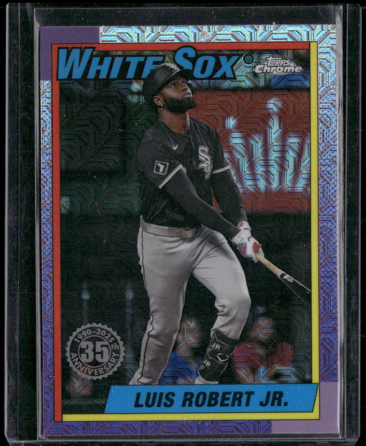 2025 Topps #T90C-78 Luis Robert Jr. 1990 Topps Baseball 35th Anniversary Chrome