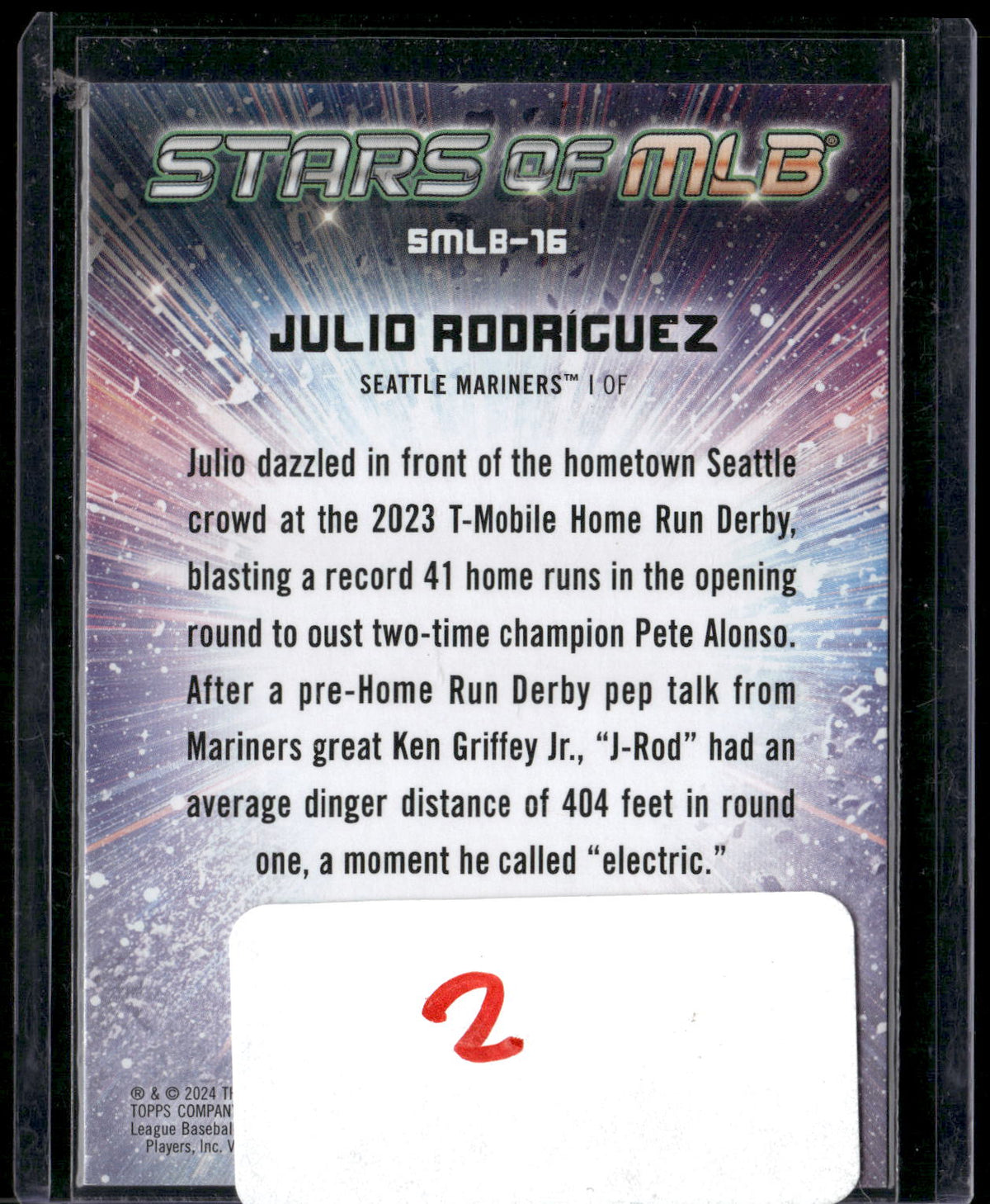 2024 Topps #SMLB-16 Julio Rodríguez Stars of MLB