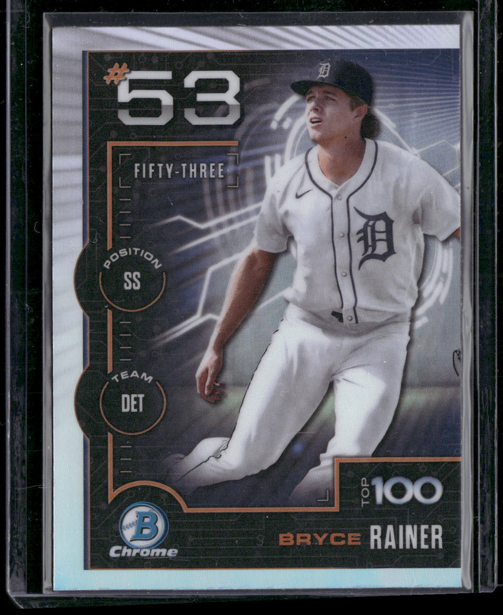 2025 Bowman #BTP-53 Bryce Rainer Bowman Scouts Top 100