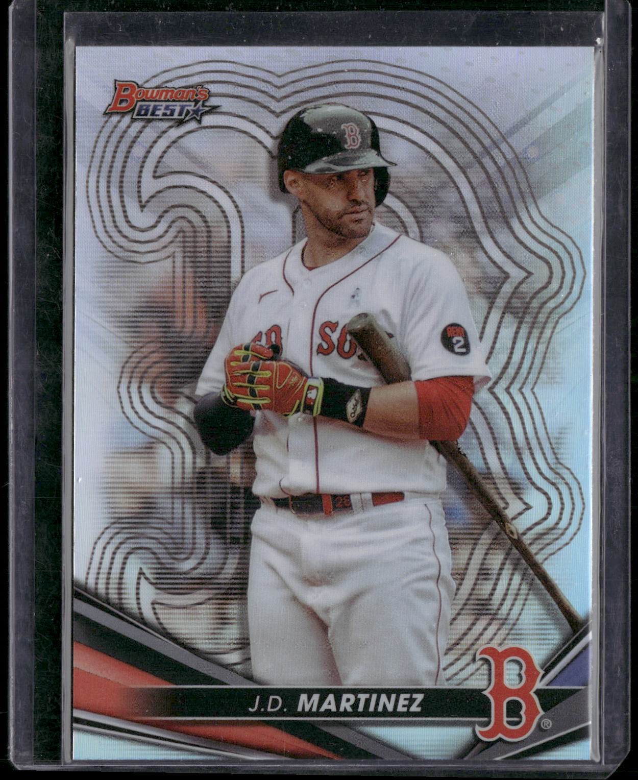 2022 Bowman's Best #68 J.D. Martinez Refractor
