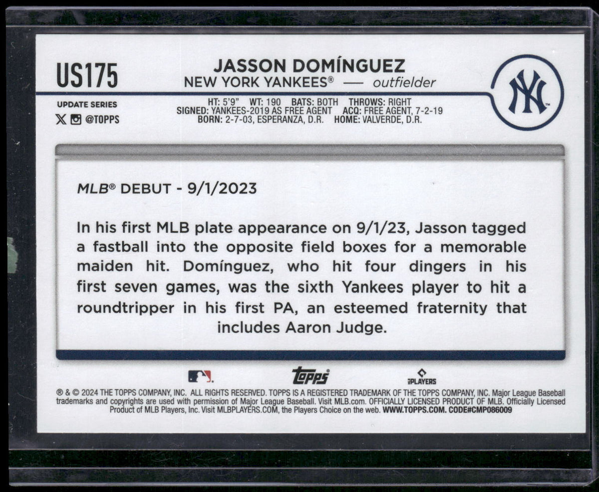 2024 Topps Update #US175 Jasson Domínguez